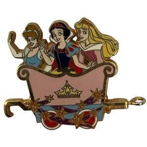 Disney Mystery Train Princess Snow White Cinderella Aurora Pin vintage 2007